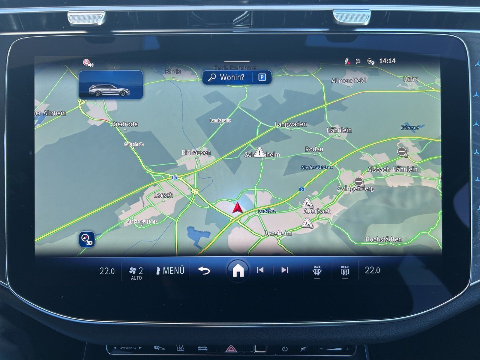 Fahrzeugabbildung Mercedes-Benz E 220 d T AMG Shzg PANO Burmester AHK Sitzklima