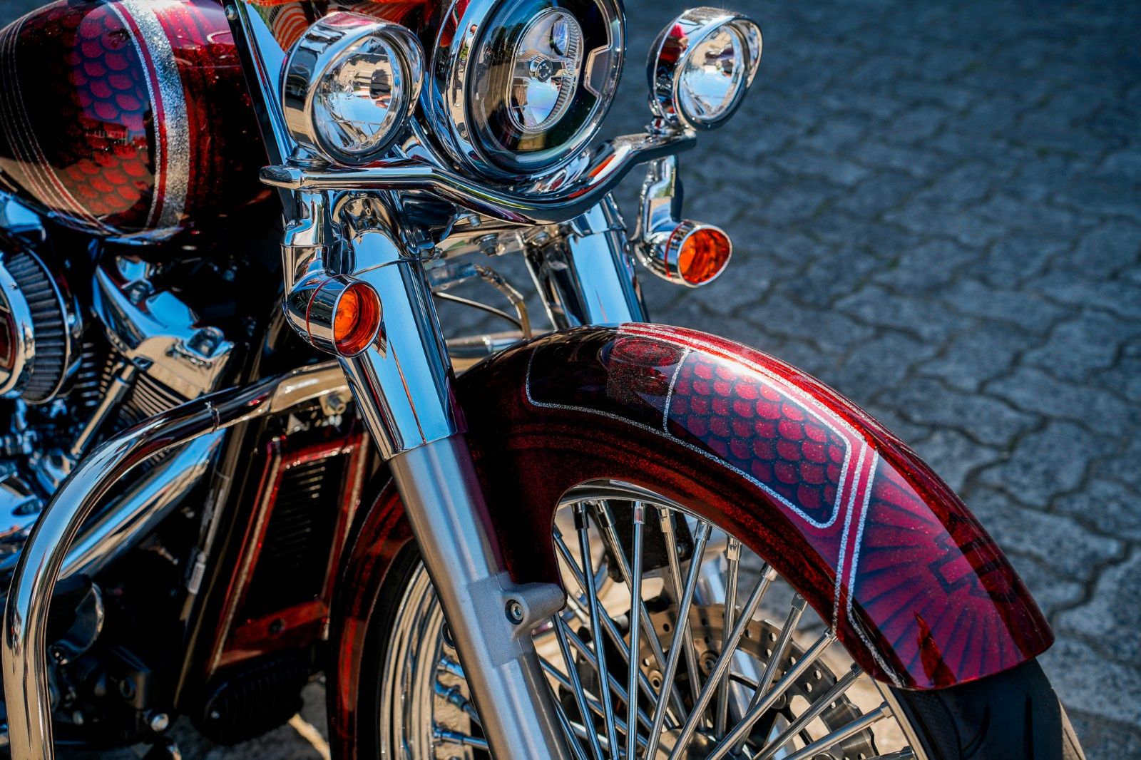 Fahrzeugabbildung Harley-Davidson FAT BOY FLFBS 114 MY24 - Chicano Umbau- Custom