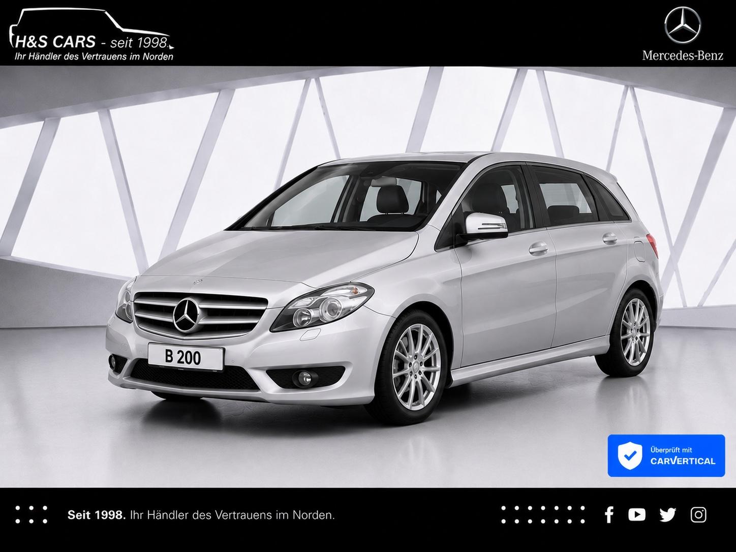 Mercedes-Benz B 200 1H NAV AKT PARKASS TMP LÜCKENLOS MB SERVGP