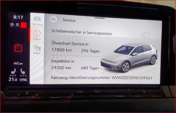 Volkswagen Golf VIII 2.0 GTI Navi Pano Kam TWA DCC LM18, миниатюра 8