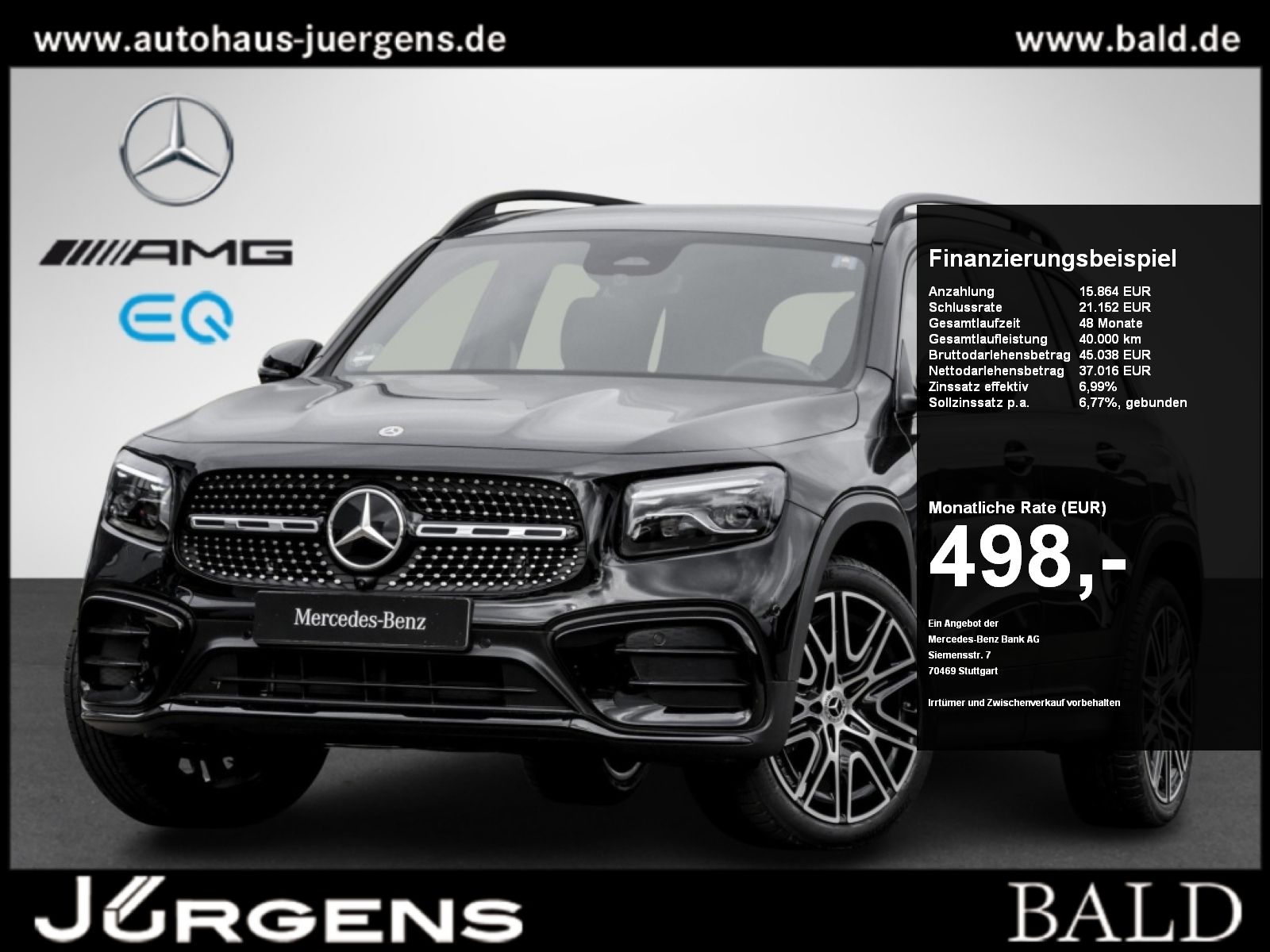 Mercedes-Benz GLB 220 d 4M AMG-Sport Pano Technik 7.Sitze AHK