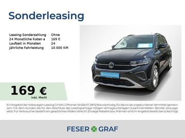 Volkswagen Leasingangebot: Volkswagen T-Cross 1.0 TSI Goal ACC Alu 17" LED Navi Sitzh.