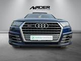 Audi SQ7 | 7-Sitzer | Pano | AHK | Vollleder | Kam - blaue Audi SQ7