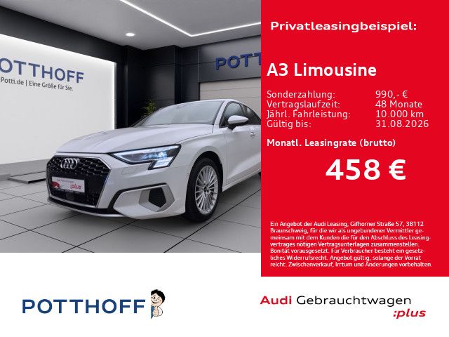 Abbildung Leasingangebot Audi A3 Limousine 40 TDI Q ADVANCED NAVI+ PDC SITZHZG
