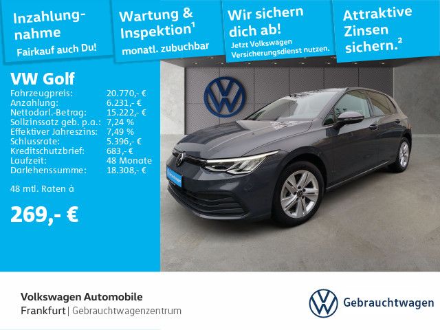 Volkswagen Golf VIII 2.0 TDI DSG Life Navi FrontAssist Lane