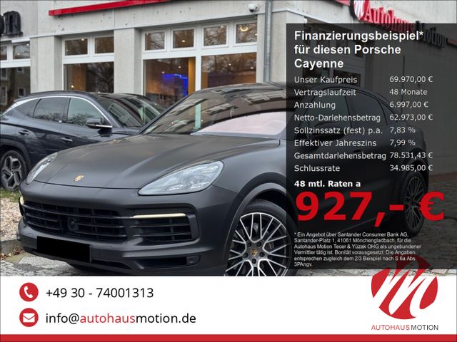 Porsche Cayenne Coupe 21 Spyder Matrix HUD Massage Burme