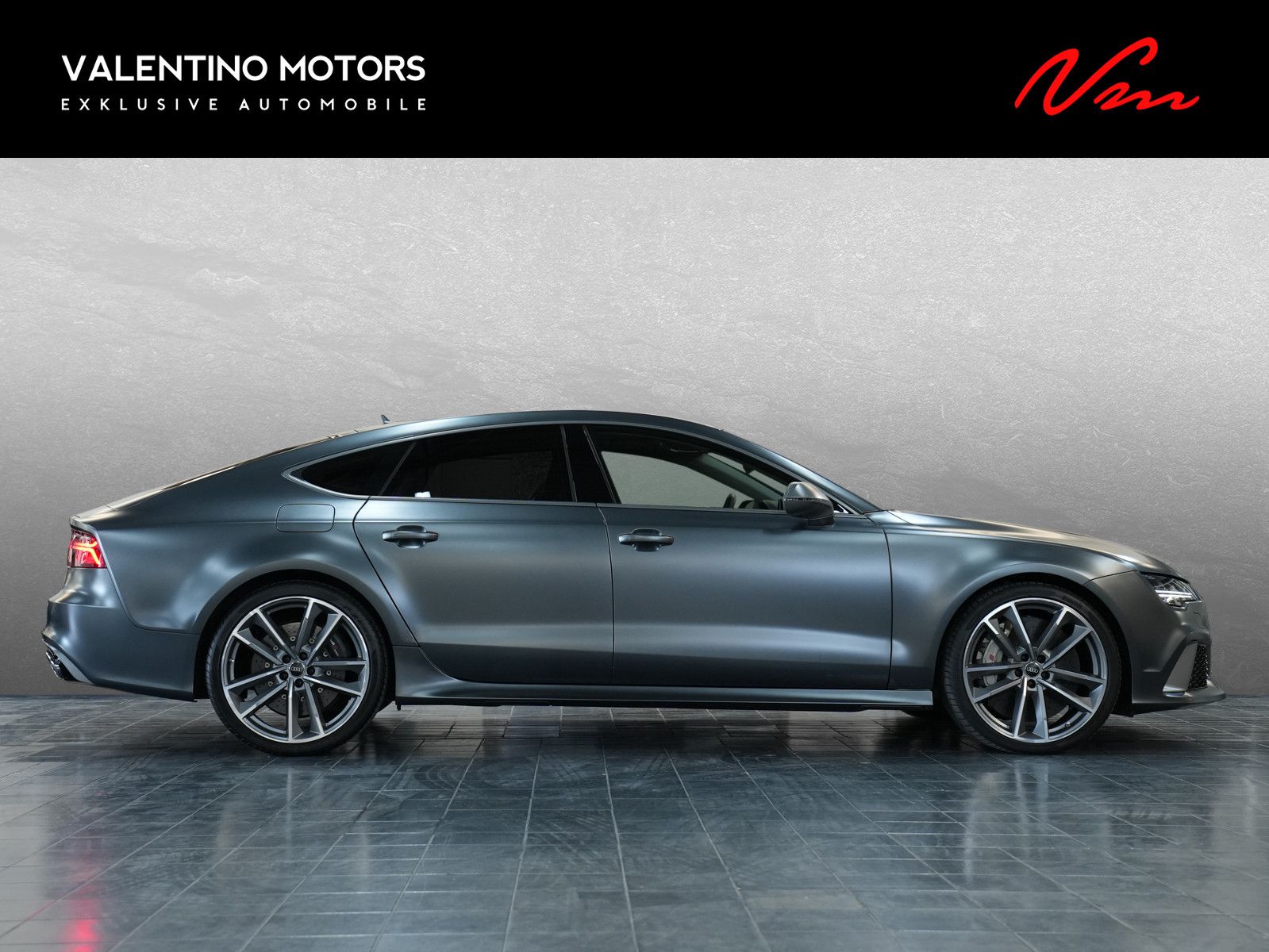 Fahrzeugabbildung Audi RS7 Performance - Daytona matt|Dynamik+|Valcona