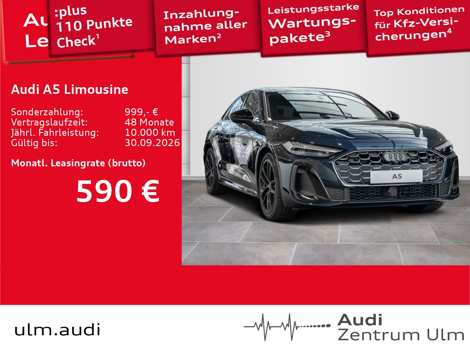 Audi A5 Limousine S-Line Black TFSI quattro TECH PLUS