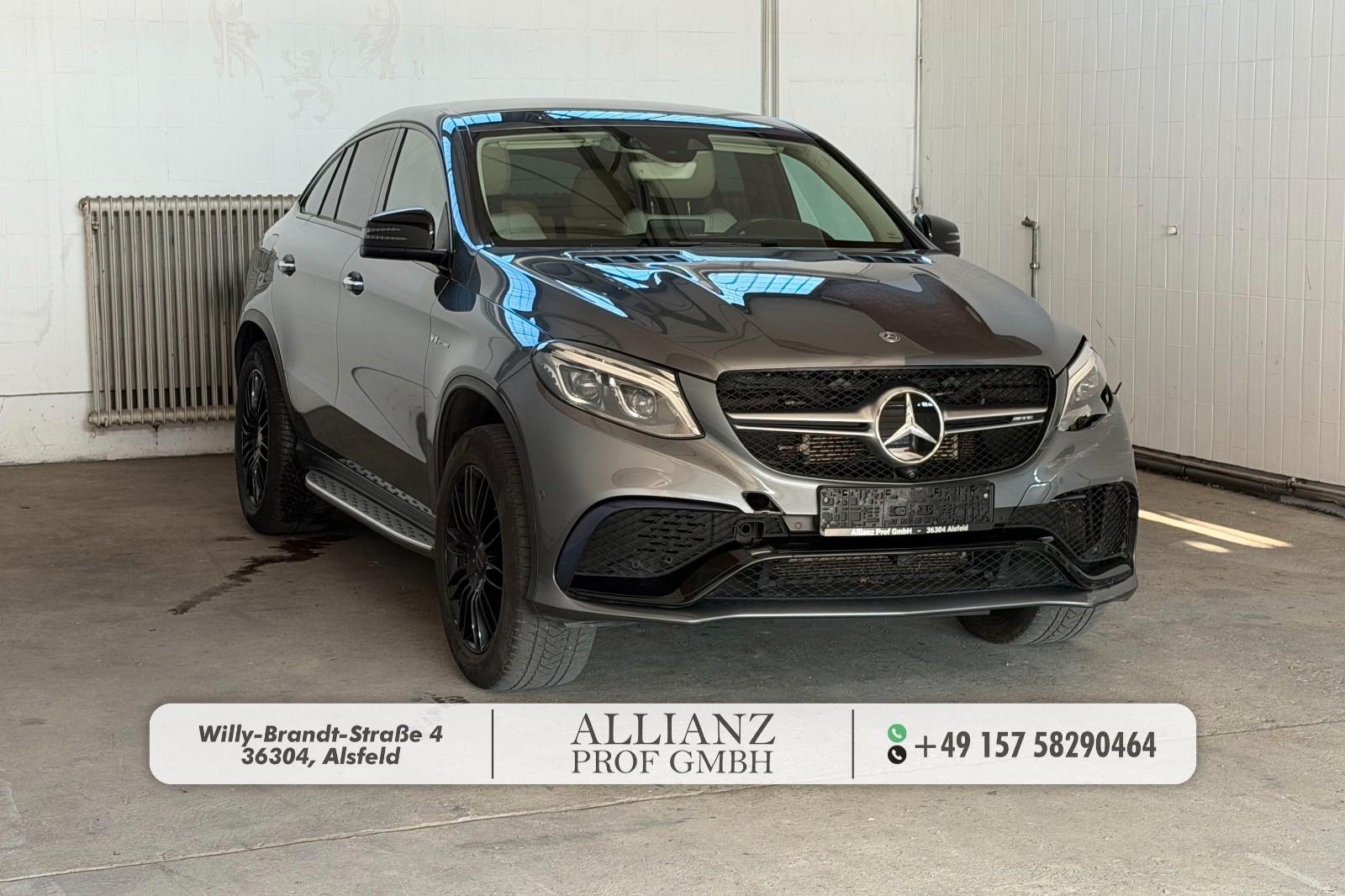 Mercedes-Benz GLE 63 S AMG 4Matic Coupe ACC 360 2-Zonen UNFALL