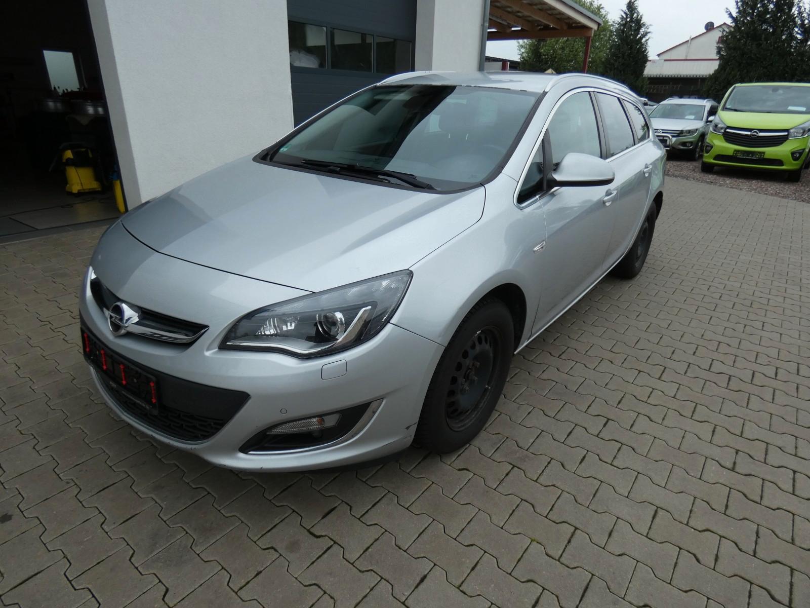 Opel Astra J Sports Tourer Exklusiv Navi Klima Silber