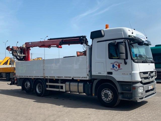 Mercedes-Benz ACTROS 2544, 6×2 EUR 5 SKRZYNIA + KRAN HMF 2000