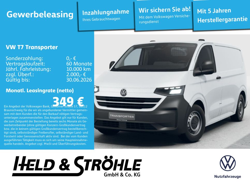 Volkswagen T7 Transporter Kasten 2.0 TDI LR KLIMA !AKTION!