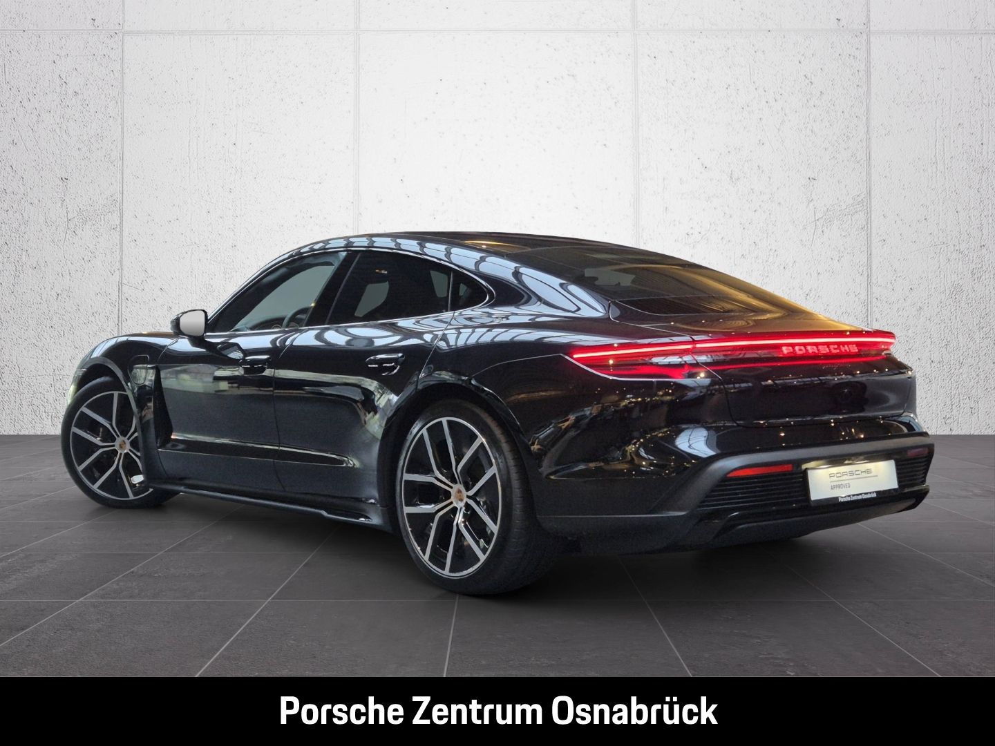 Porsche Taycan Black Edition Pano SportDesign 18-Wege He imagem 3