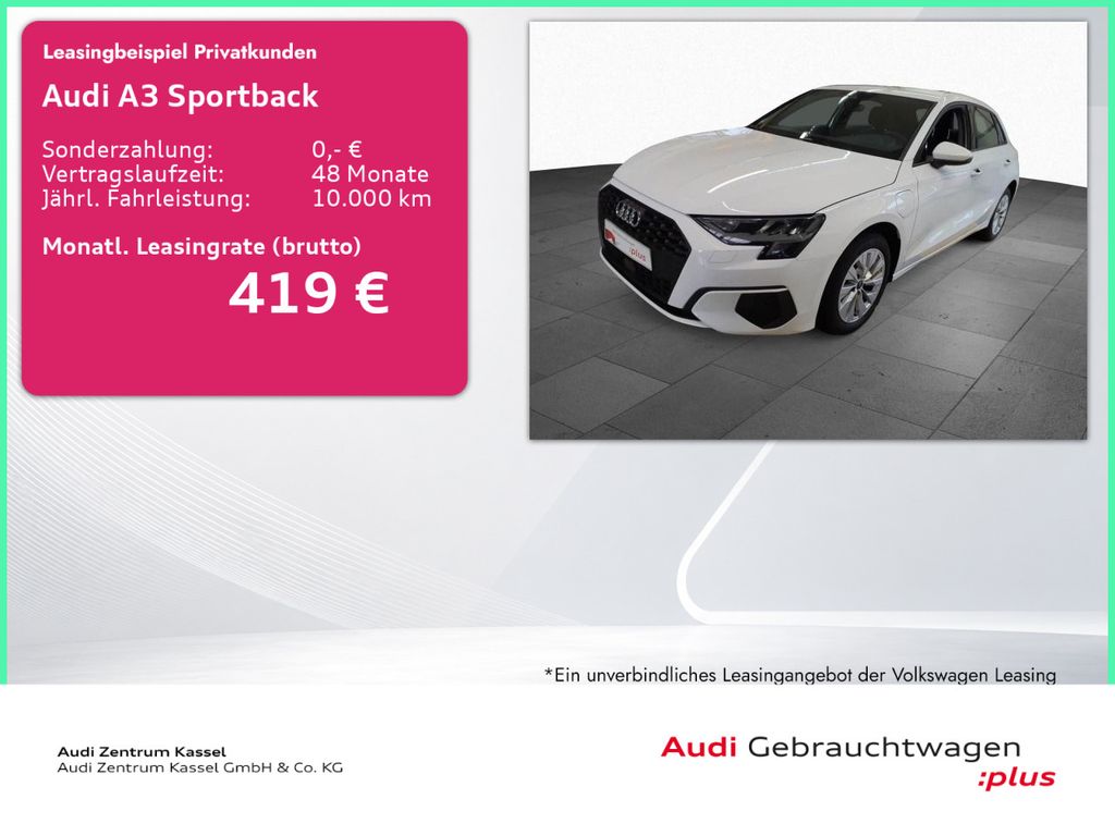 A3 Sportback 40 TFSIe LED PDC Carplay Navi Klima