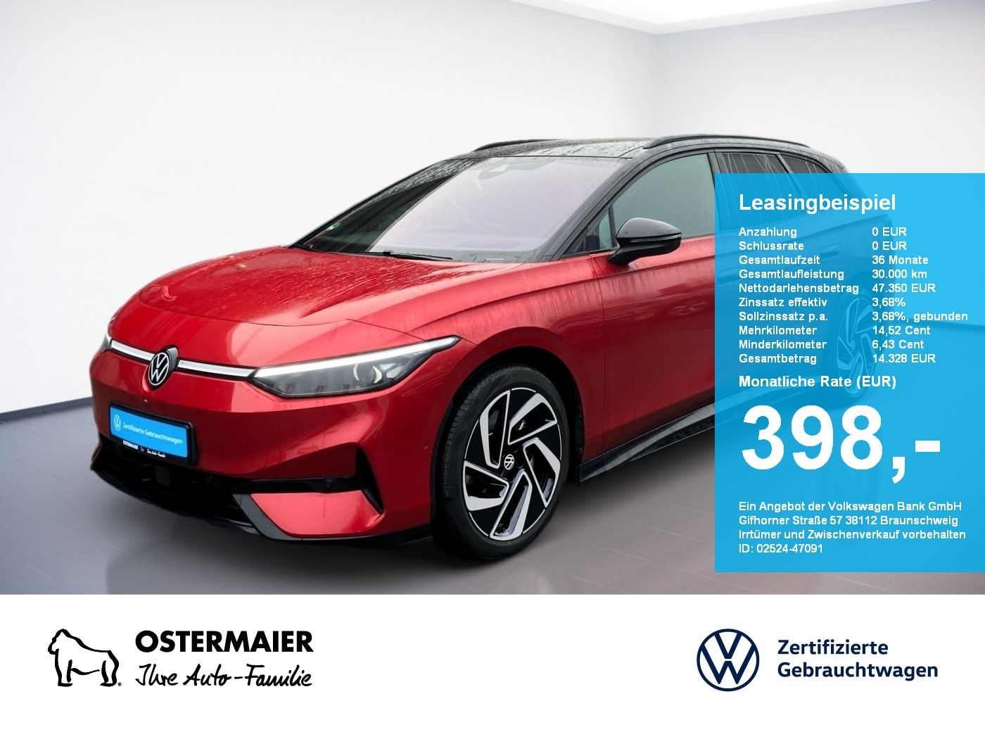 Volkswagen ID.7 Tourer PRO BLACK STYLE 286PS AHK.AREA-VIEW.