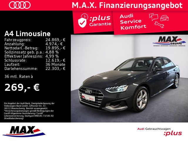 A4 Limousine 35 TFSI ADVANCED LED+VC+MMI NAV+PDC