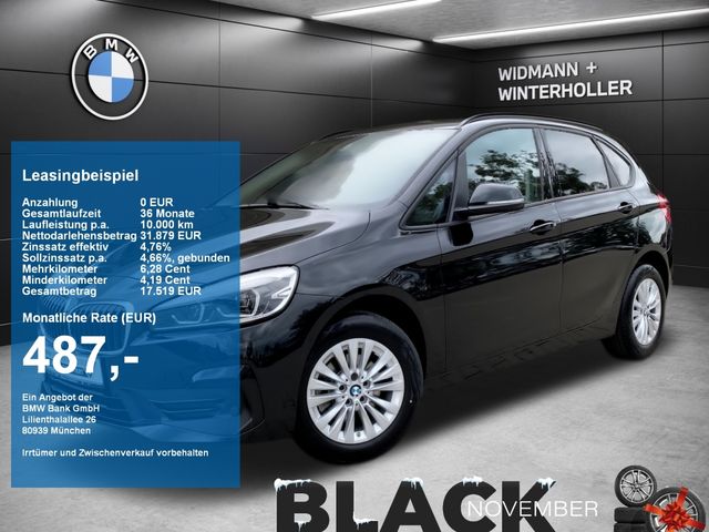 Ein BMW 218 Active Tourer der zum Leasing angeboten wird.
