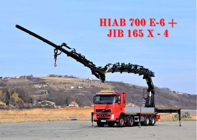 Volvo FMX 500 8X4 Euro 6 Fassi F485 + Fly Jib mobile crane for