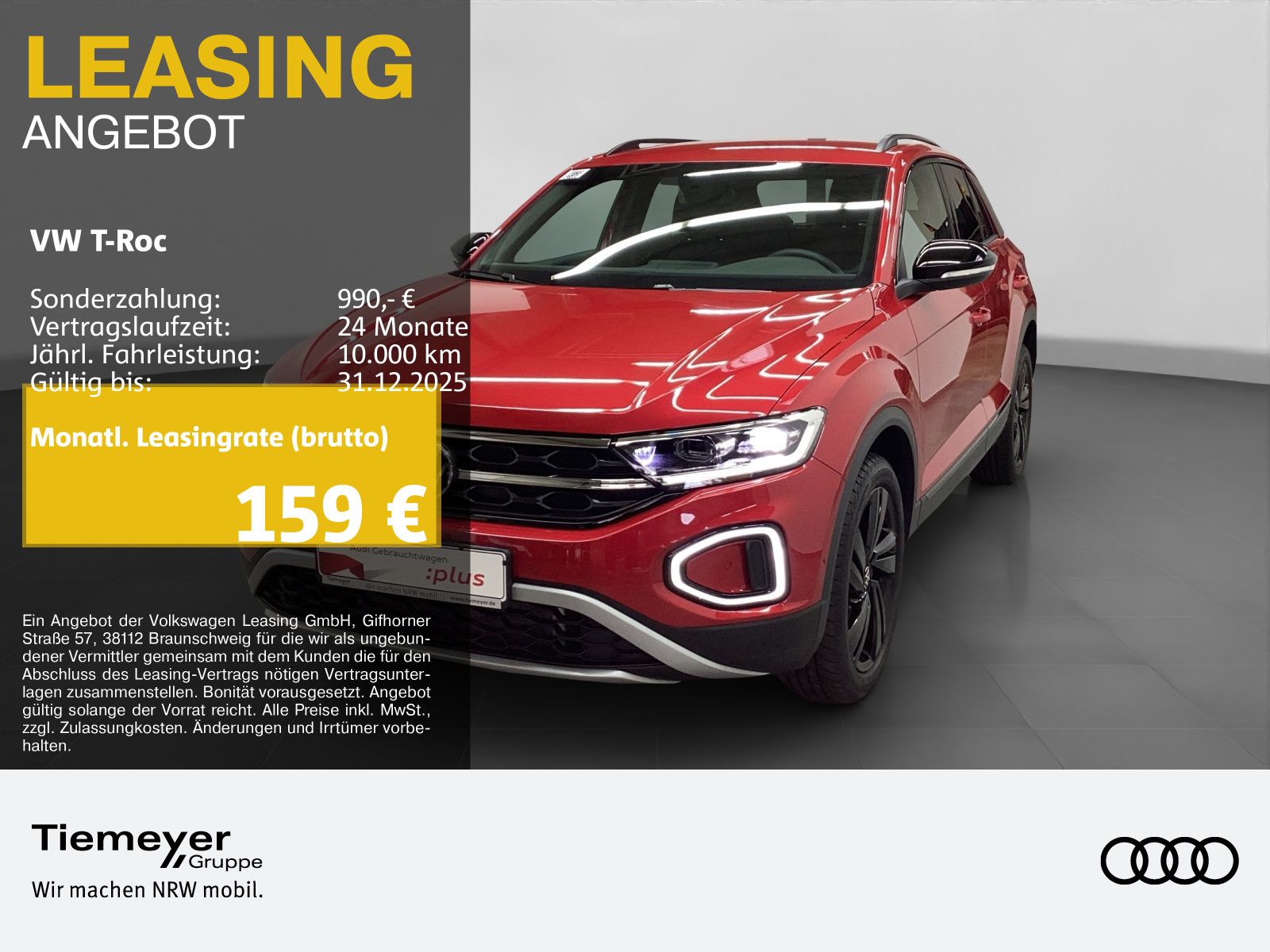 Volkswagen T-Roc 2.0 TDI STYLE LM18 AHK KEYLESS KAMERA