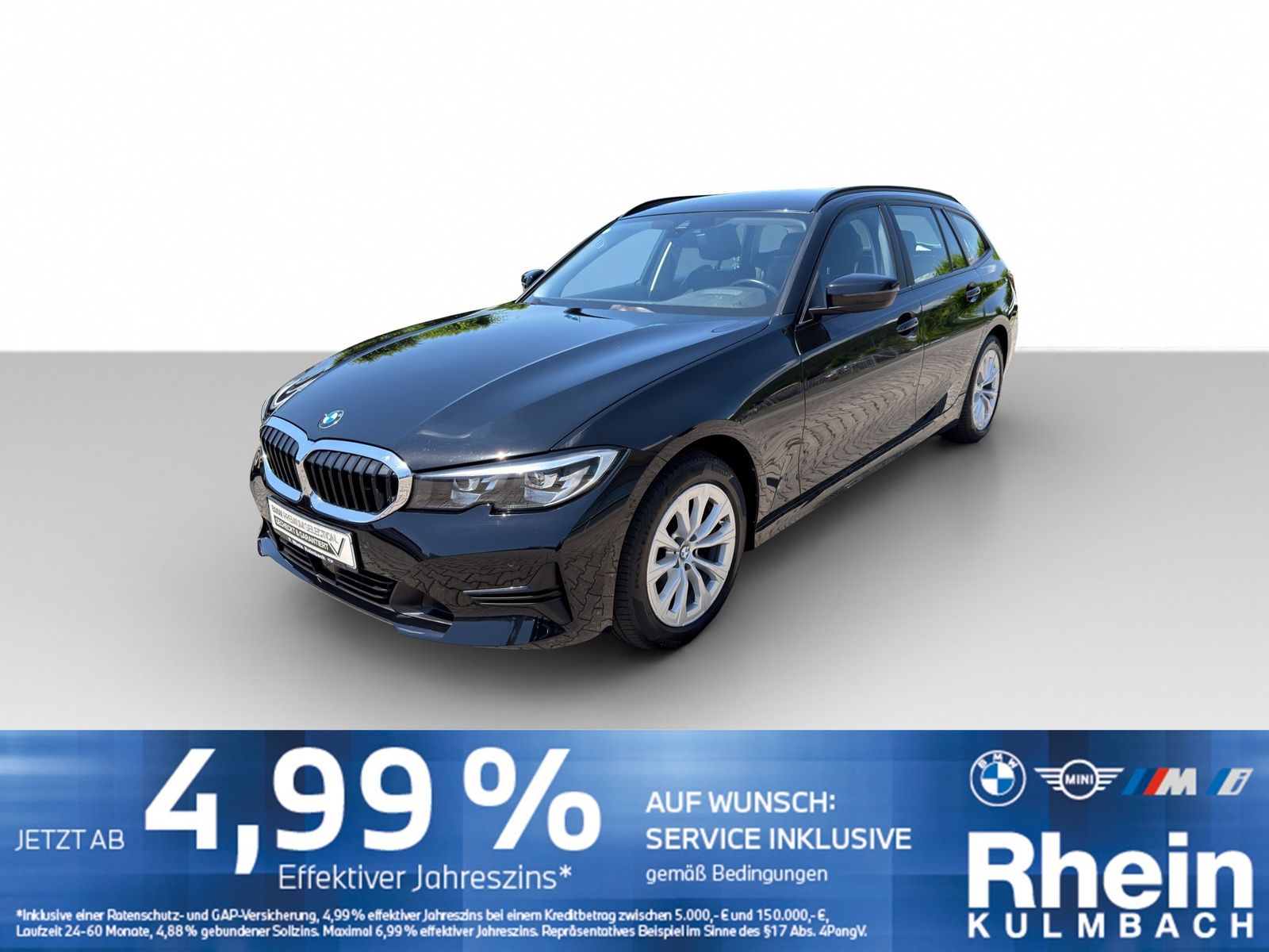 BMW 318d Touring Navi LED ACC Standheizung AHK Alarm