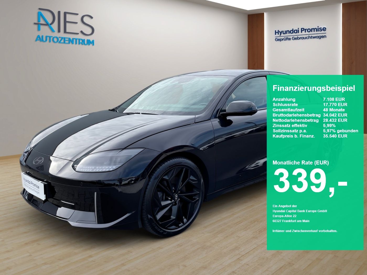 Hyundai IONIQ — HYUNDAI IONIQ 6  Elektro 77 First Edition 360*HUD*KlimaA