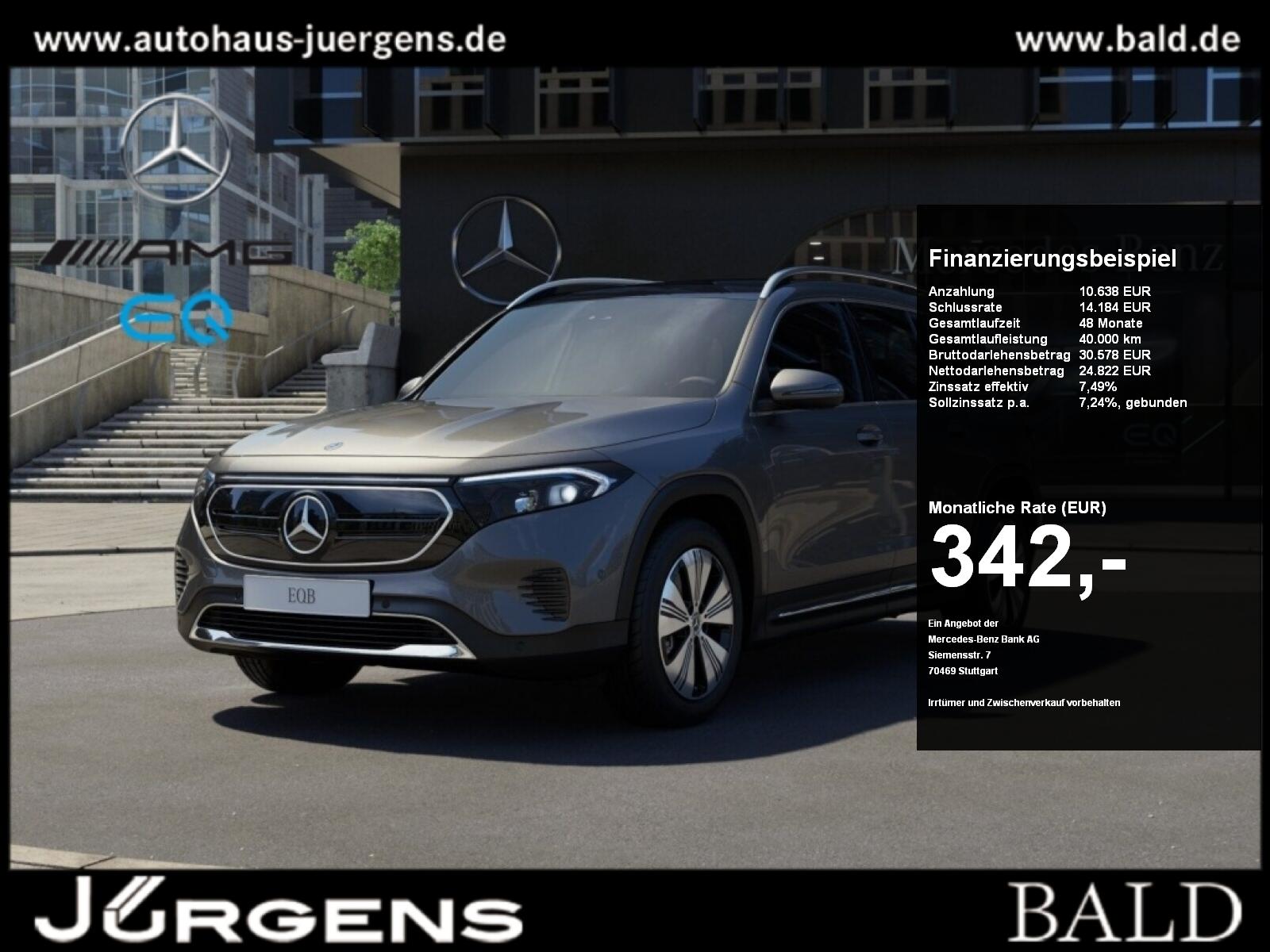 Mercedes-Benz EQB 300 4M Progressive/Pano/Ambiente/Totw/Cam/18