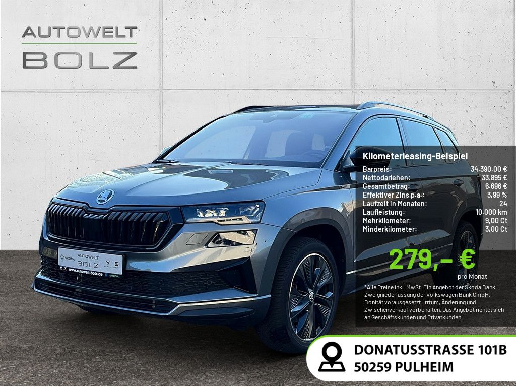 Skoda Karoq Sportline 1.5 TSI Pano Kamera Navi Leder M