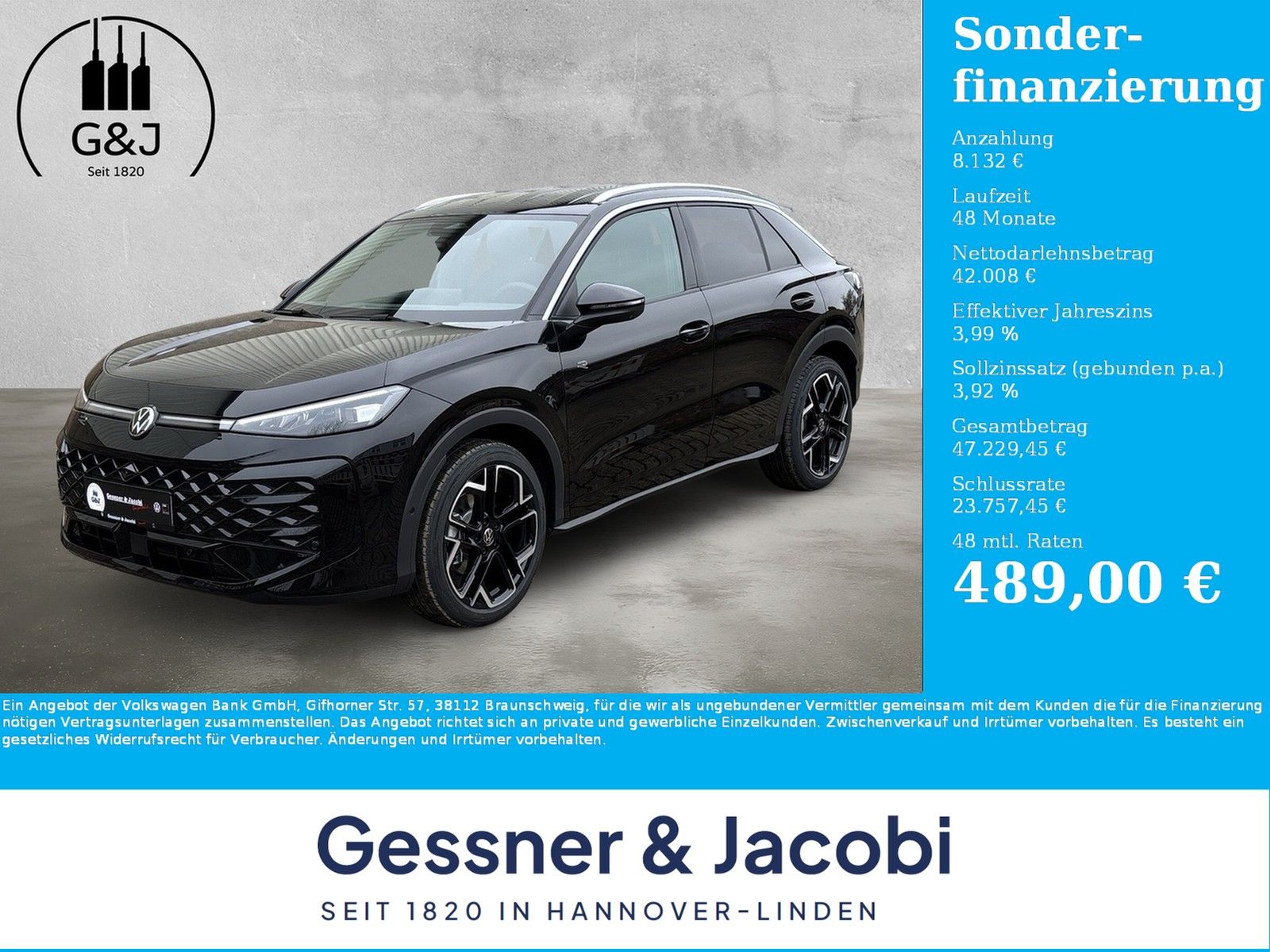 Fahrzeugabbildung Volkswagen T-Roc R-Line TSI 110 kW 7-Gang DSG AH, WR