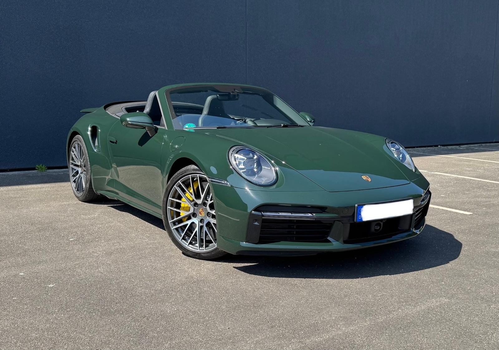 Porsche 992 Turbo S Brewster Green & Burmester High-End