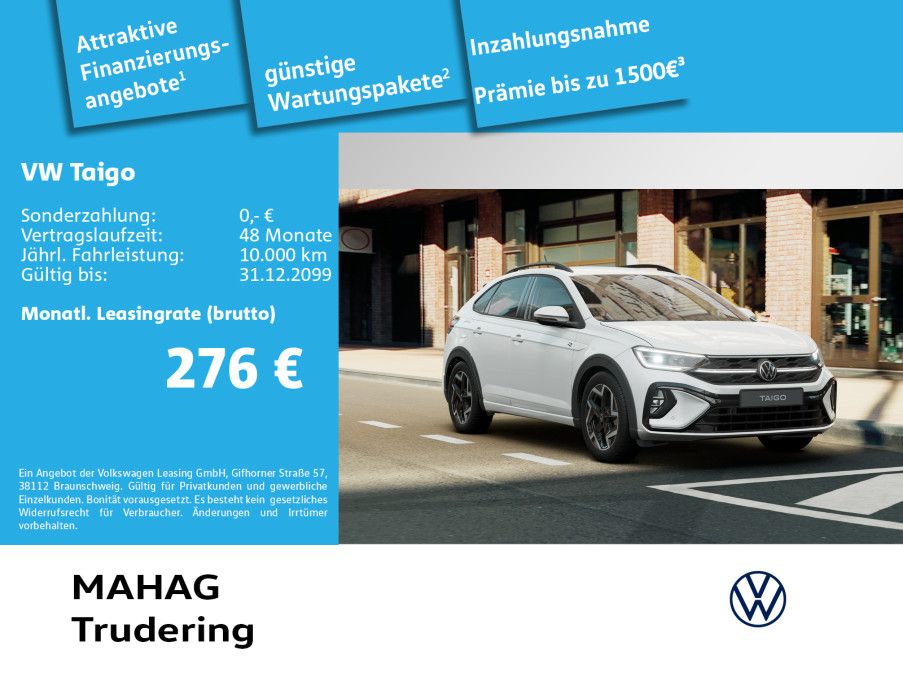 Volkswagen Taigo R-Line 1.5 TSI IQ.Light IQ.Drive parkPilot