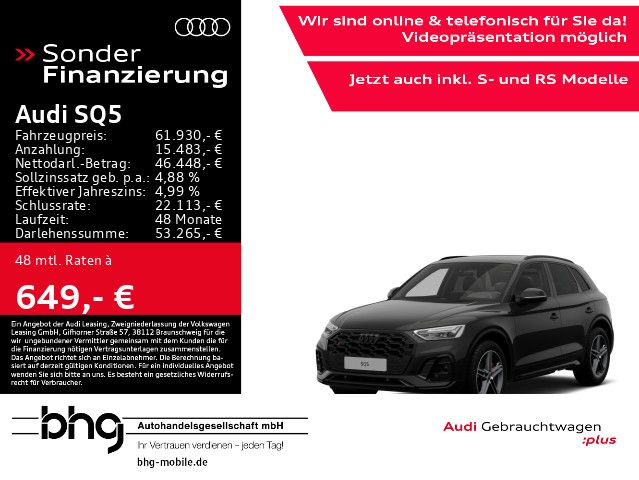 Audi SQ5 TDI quattro AHK Standhzg B&O Keyless Luftfed