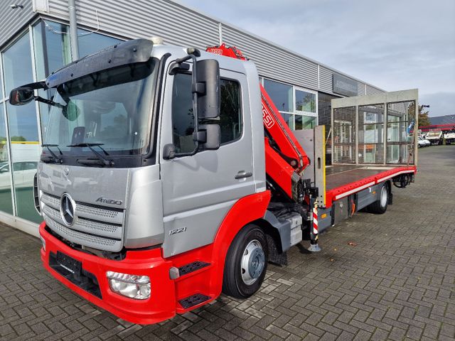 Mercedes-Benz Atego 1221 L /Kran/Funk/4Punkt/Rampe/Mulde/2xAHK