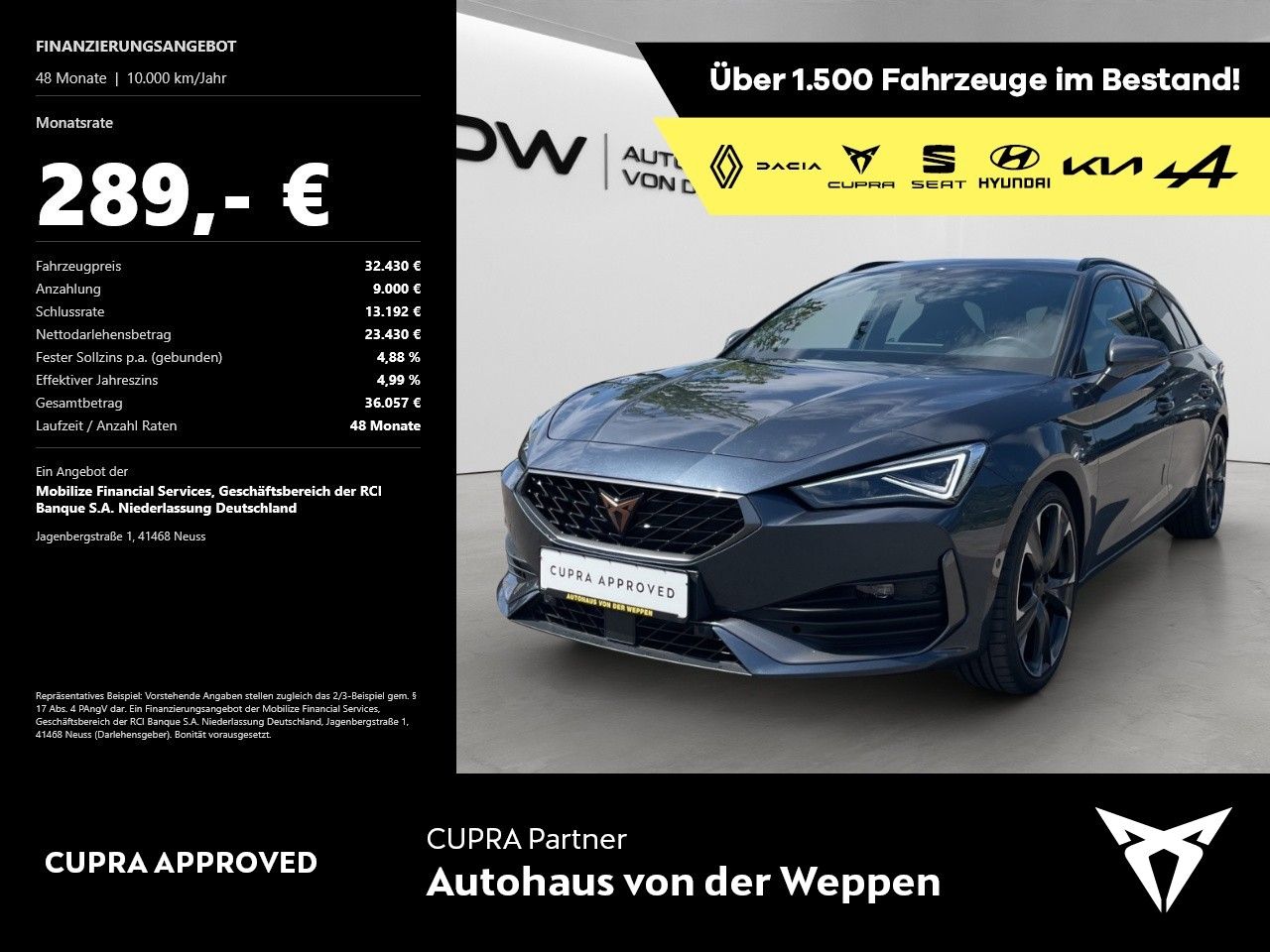 Cupra Leon — Cupra Leon ST TSI DSG VZ 5JGar AHK Kamera Matrix Memo