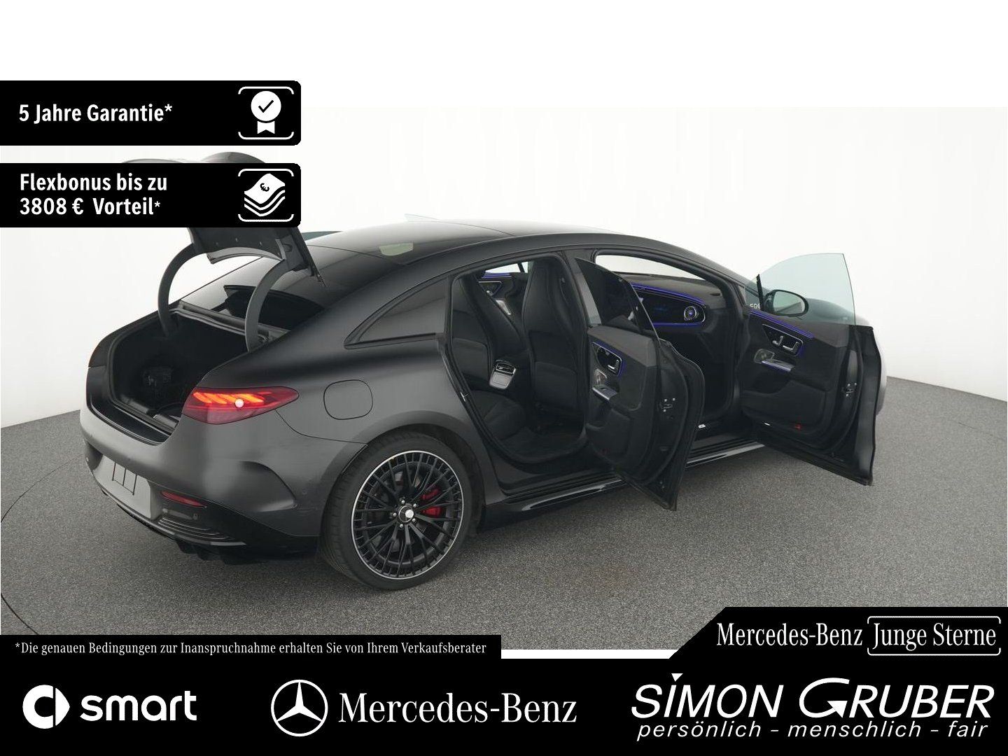 Fahrzeugabbildung Mercedes-Benz EQE 43 4M AMG Pano Hyper Burm Massage Sitzklima
