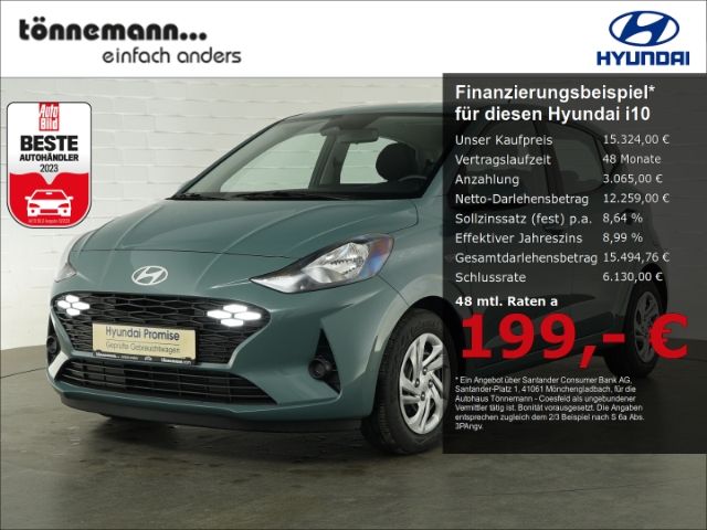 Hyundai i10 FACELIFT SELECT+LED TAGFAHRLICHT+KLIMAANLAGE