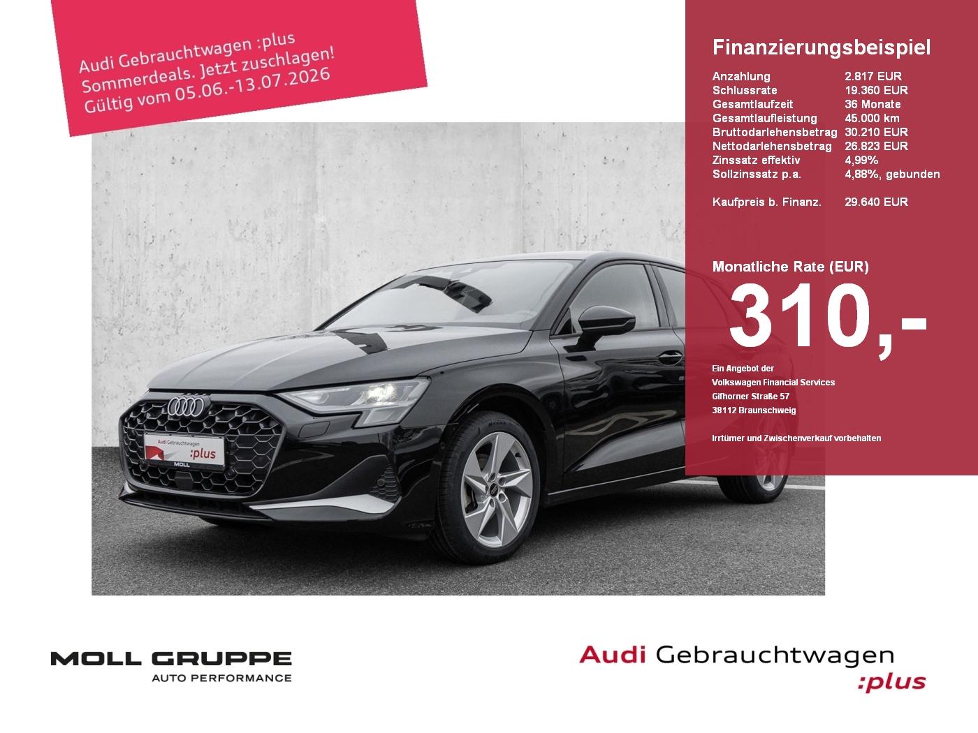 Audi A3 Sportback 35 TDI S tronic advanced (Navi*Head