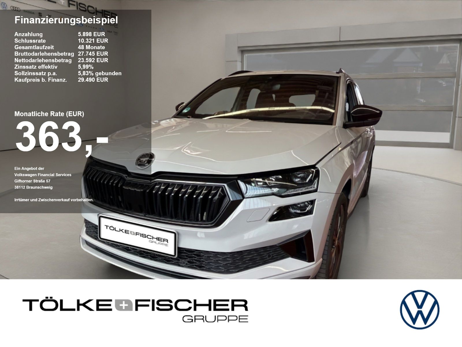 Skoda Karoq 2.0 TDI 4x4 Sportline DCC ACC AHK AUT Kam.