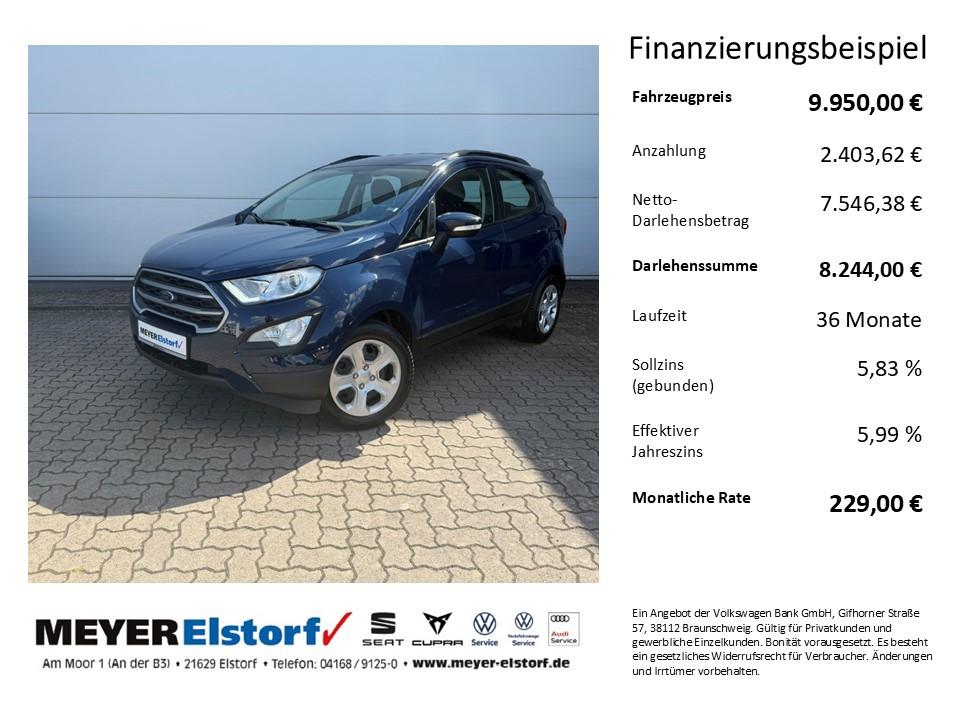 Ford EcoSport 1,0 EcoBoost Cool & Connect - AHK
