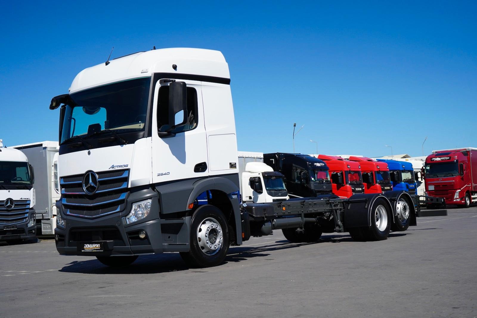 Mercedes-Benz ACTROS / 2540 / ACC / EURO 6 / PODWOZIE DO ZABUD