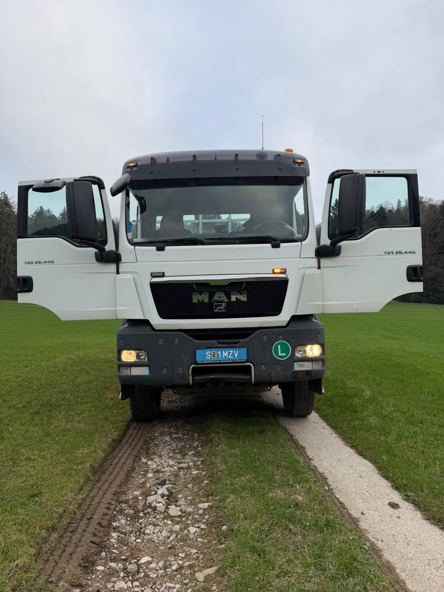 MAN TGS 26.440 6X4 Blatt Blatt Hiab 144 Hochschtand