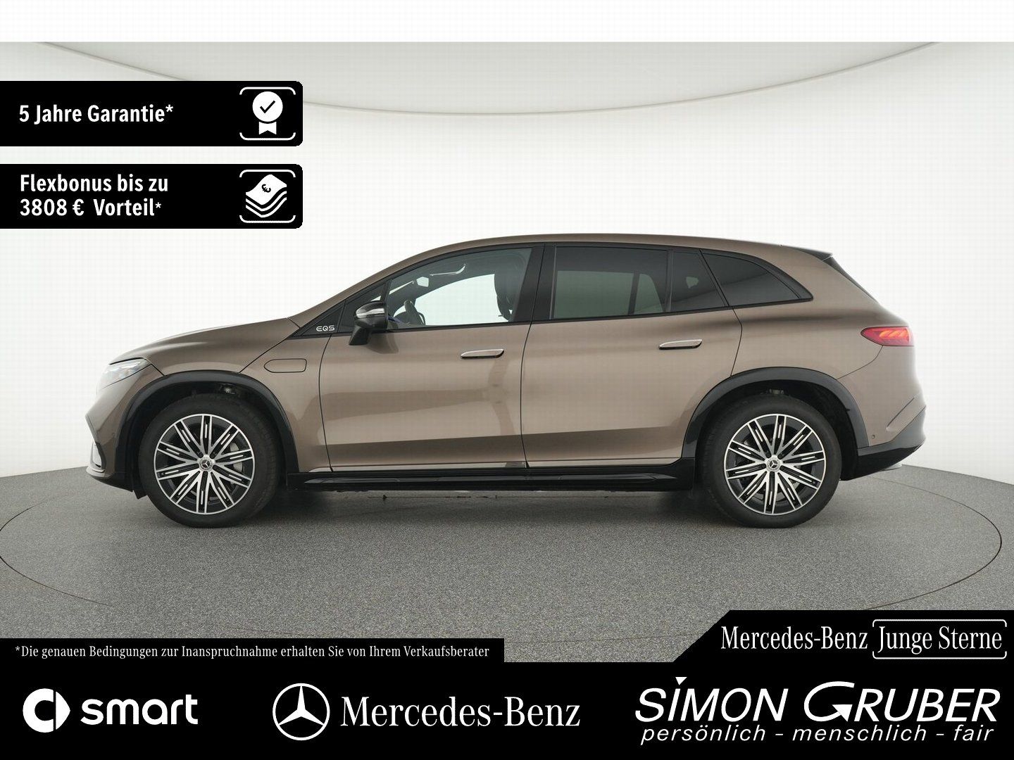 Fahrzeugabbildung Mercedes-Benz EQS 500 4M SUV AMG Sitzklima AHK 7Sitze 118kw