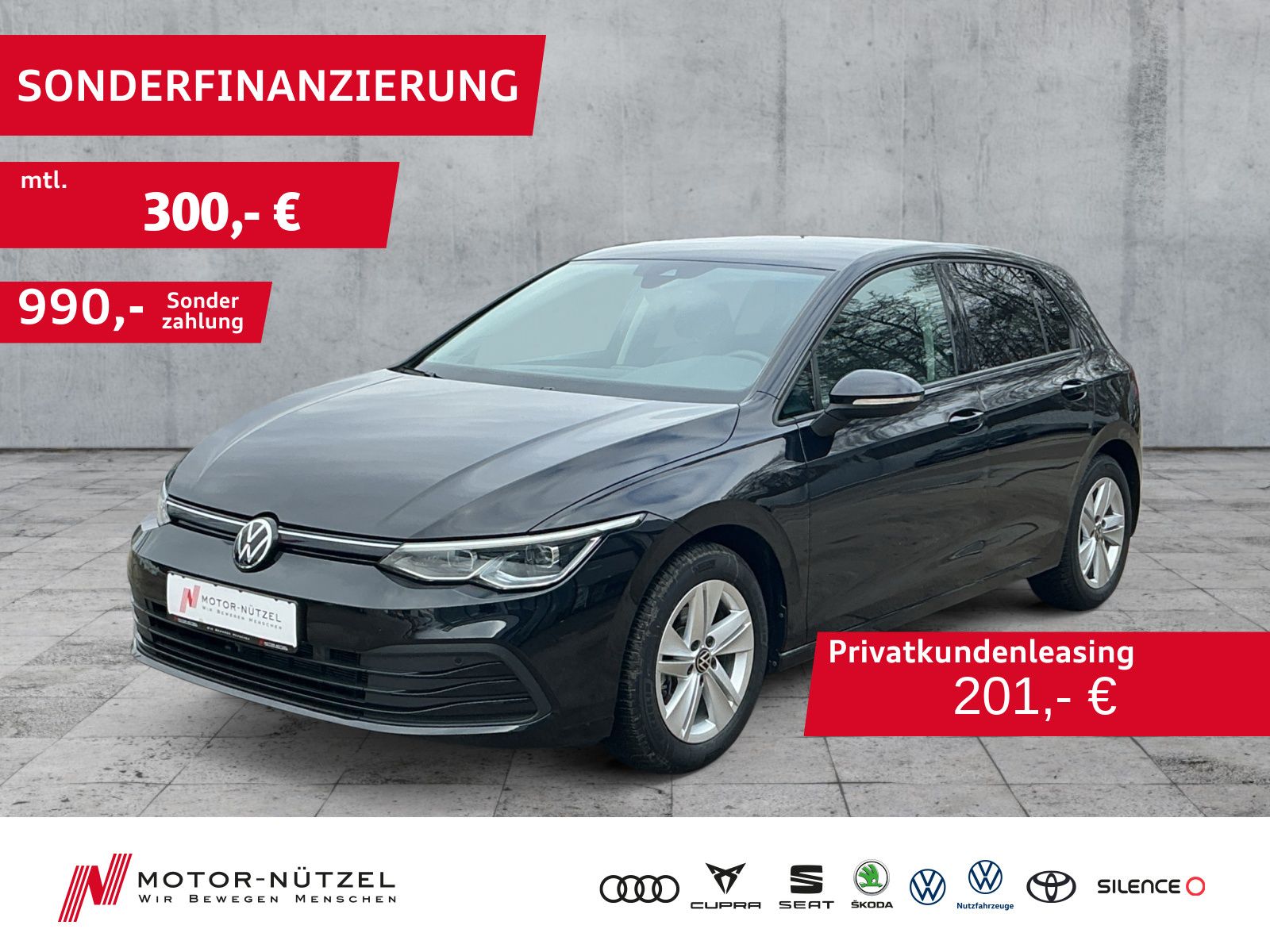 Volkswagen Golf VIII 1.5TSI LIFE LED+NAV+APP+ACC+AHK+STDHZG