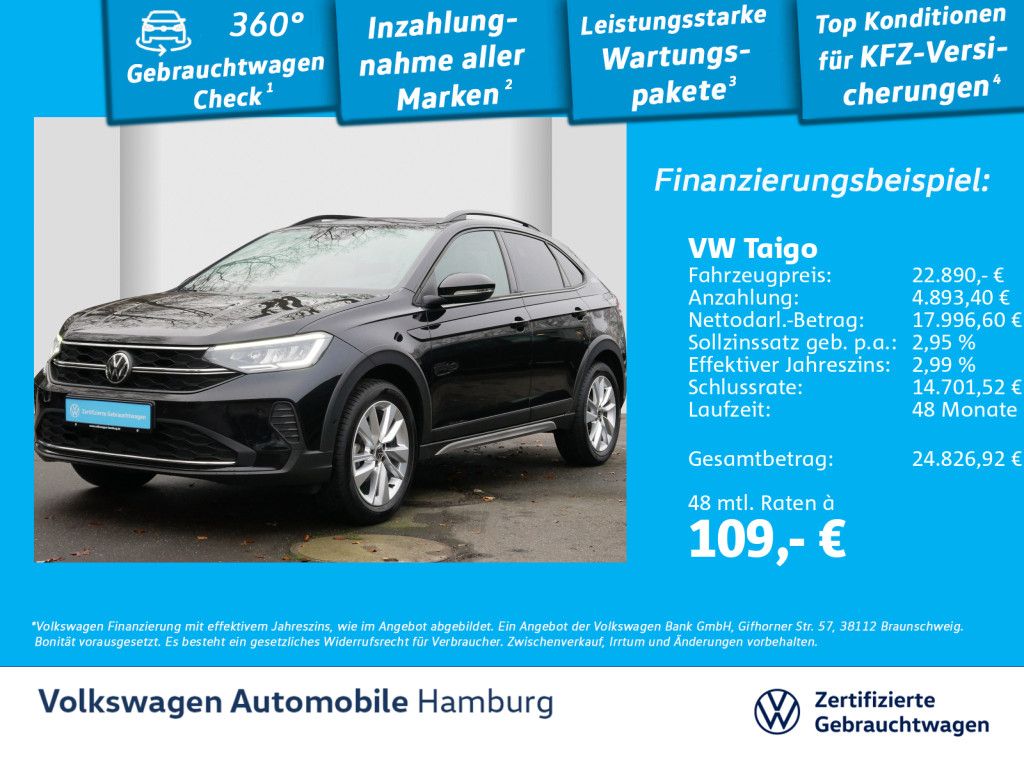 Volkswagen Taigo 1.0 TSI Goal DSG Ganzjahresreifen ParkAssi