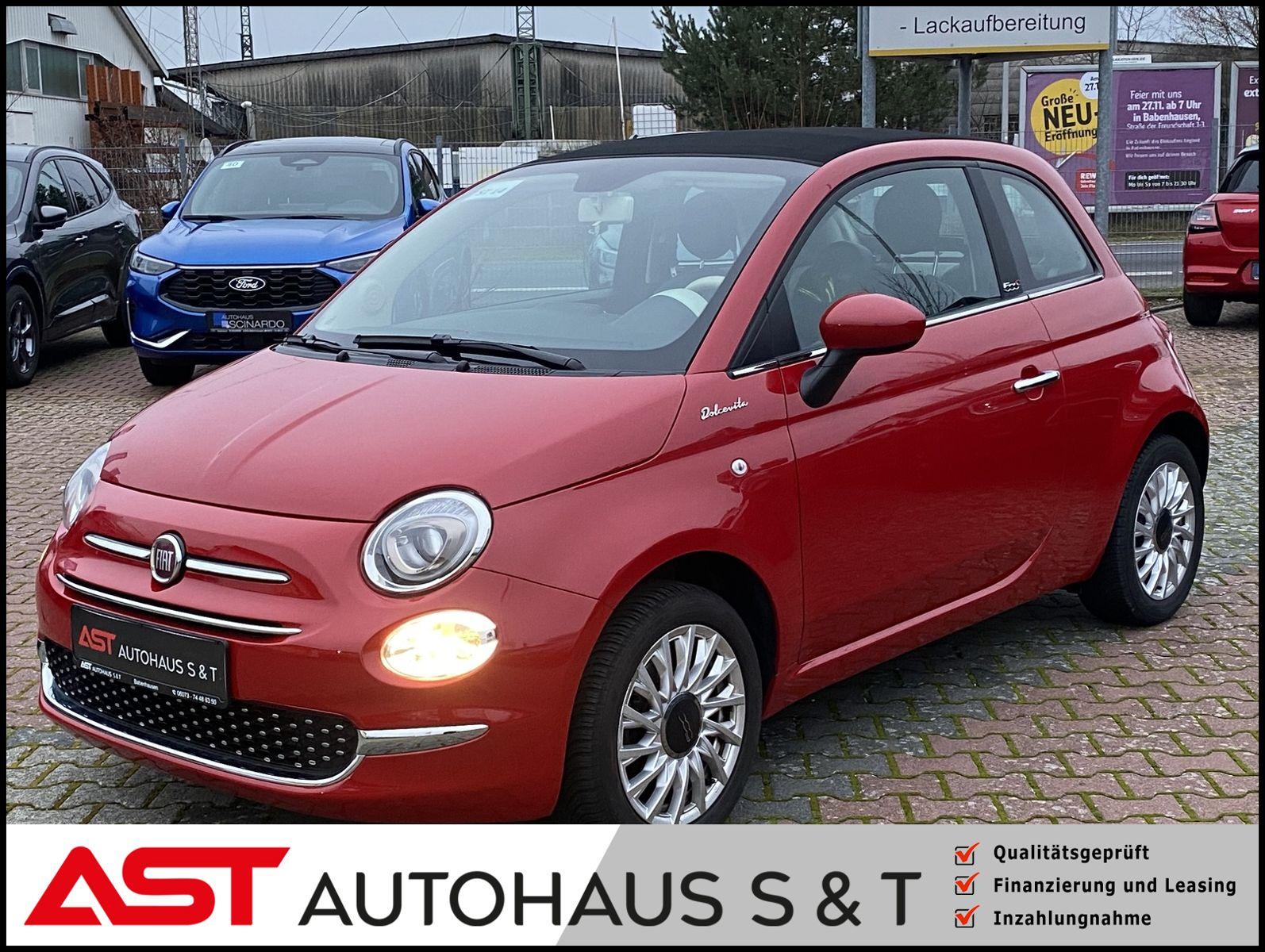 Fiat 500C 1.0Hybrid Cabrio Dolcevita*Teileder*CarPlay