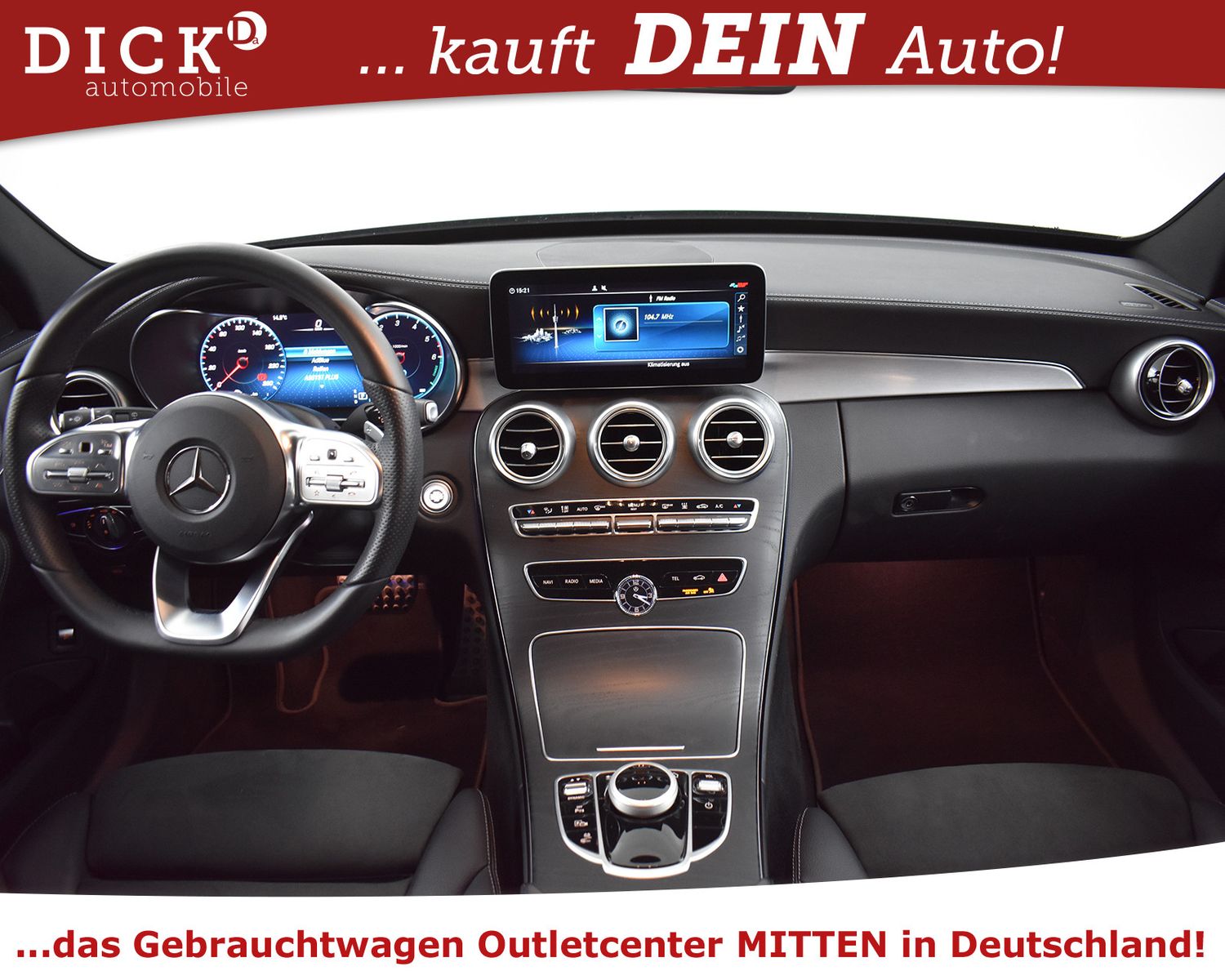 MERCEDES-BENZ C300de 2X AMG Line NIGHT+WIDESC+360+STDHZ+BURMES - Image 11