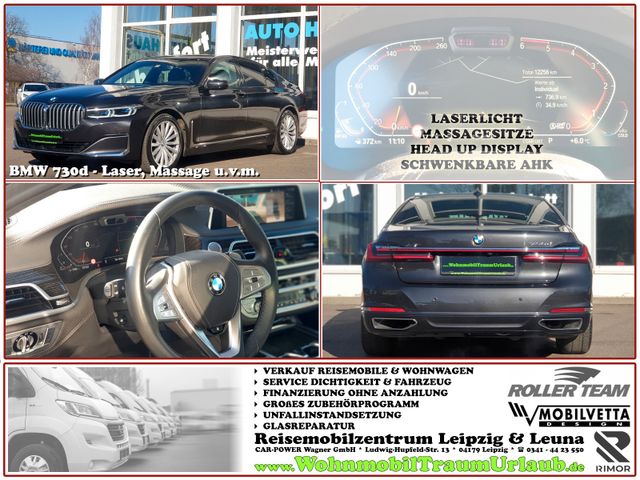 BMW 730d LEDER*NAVI*HUD*LASER*MASSAGE*LUFTFAHRWERK