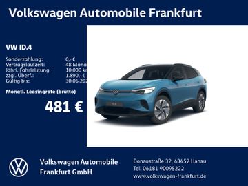 Volkswagen Leasingangebot: Volkswagen ID.4 Pro 210 kW (286 PS) 77 kWh 1-Gang-A utomati
