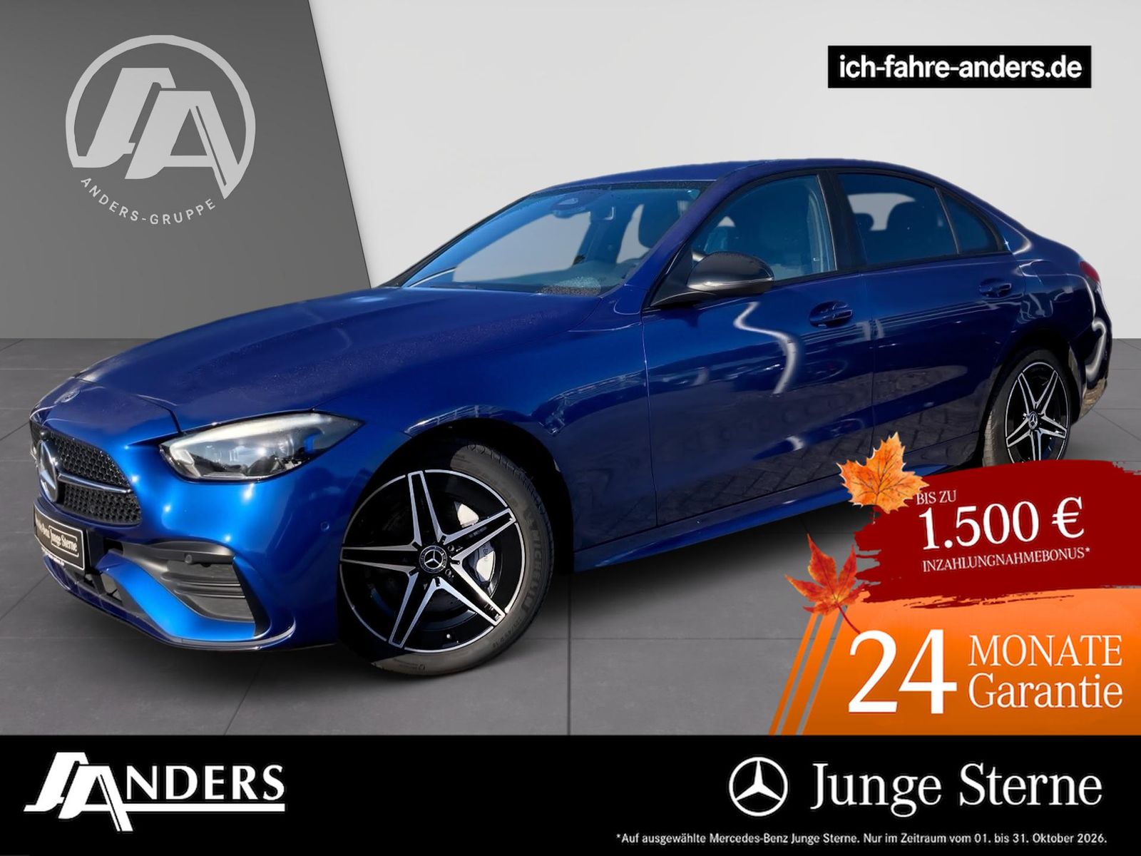 Mercedes-Benz C 300 e AMG+Night+AHK+HuD+Memory+Distr+Digital
