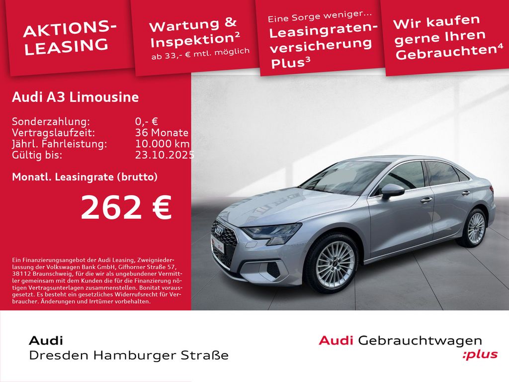A3 Limousine 35 TFSI advanced S tronic