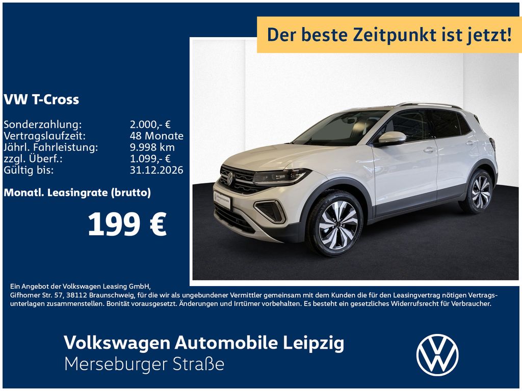 T-Cross Style TSI 85 kW DSG Preisvorteil 7054 €